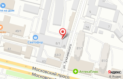 Оптовый магазин-склад Оптовый магазин-склад на улице Тухачевского на карте