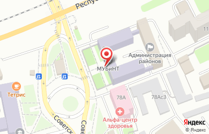Клуб Аккорд на Советской улице на карте