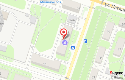 Парикмахерская Моне на улице Ломоносова на карте
