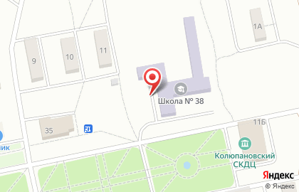 Средняя общеобразовательная школа №38 в Калуге на карте