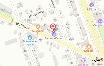 Юридическая Компания по банкротству физических лиц Бизнес-Юрист на карте