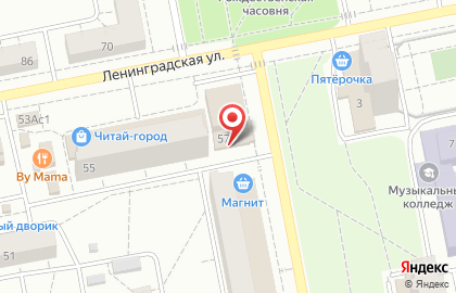 Производственно-коммерческая фирма Любимые Окна на улице Ленинградской на карте