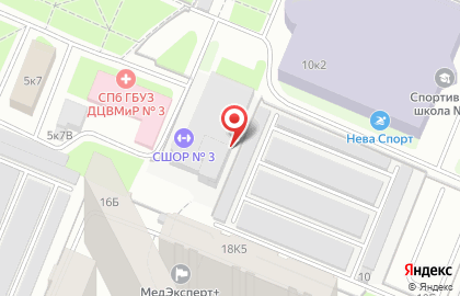 Медицинский центр в Санкт-Петербурге на карте