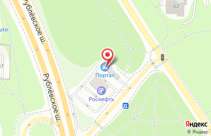 Автомойка BP на Рублёвском шоссе, 4 стр 1 на карте