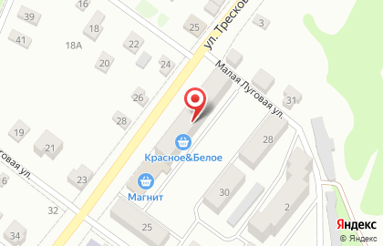 Супермаркет Красное & Белое в Красноуфимске на карте