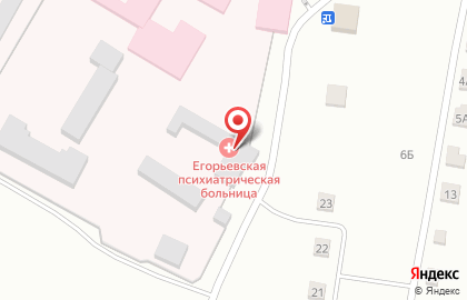 Психиатрическая больница №3 в Москве на карте