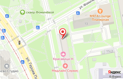Всероссийское Ордена Трудового Красного Знамени Общество Слепых на метро Сходненская на карте