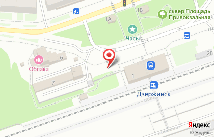 Микрофинансовая компания Быстроденьги на Привокзальной площади, 6а в Дзержинске на карте