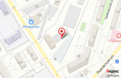 Пожарная часть №3 в Промышленном районе на карте