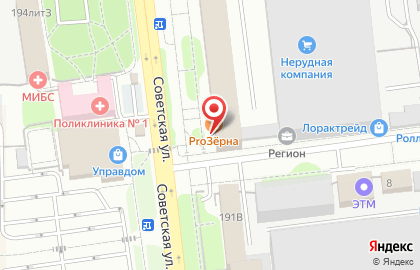 Магазин Мебель Италии на Советской улице на карте