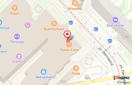 Городской ресторан Токио-city на улице Ленсовета, 101 на карте