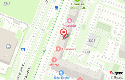 Зоомагазин Зоолог на Большой Московской улице на карте