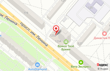 МКМ на проспекте Ленина на карте