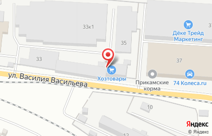 Формат на улице Василия Васильева на карте