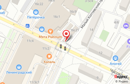 Терминал МТС-Банк в районе Аэропорт на карте