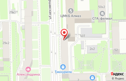 Магазин оптики ФортОптика на Варшавской улице на карте