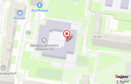 На Ленской, дворец детского юношеского творчества Красногвардейского района на карте