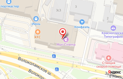 Магазин электроники и бытовой техники Технопарк на Знаменской улице на карте