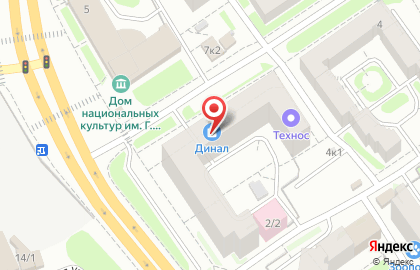Официальный представитель завода Динал на Площади Гарина-Михайловского на карте