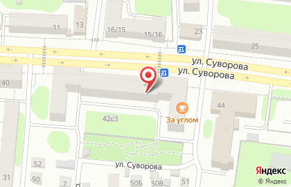 Кулинария Буфет на улице Суворова на карте