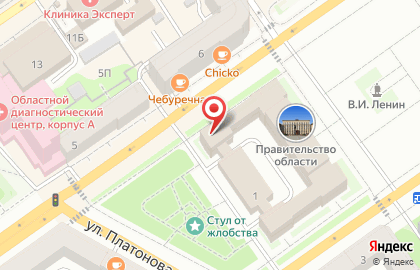 Избирательная комиссия Воронежской области на карте