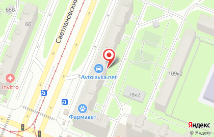 Ип Никифорова на Светлановском проспекте на карте