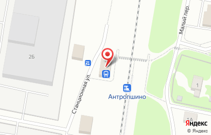 Антропшино, железнодорожная станция на карте