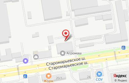 Южная кабельная компания на Старомарьевском шоссе на карте