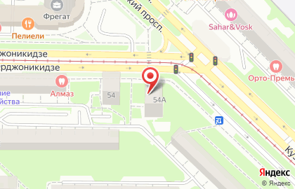 Бухгалтерско-юридическая компания Право-Плюс на улице Орджоникидзе на карте