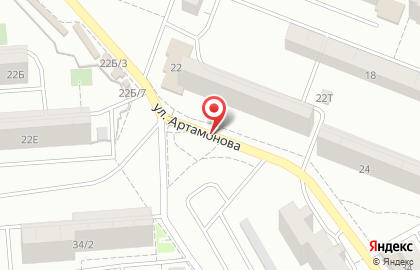 ЗАО Банкомат, Банк ВТБ 24 на улице Артамонова на карте
