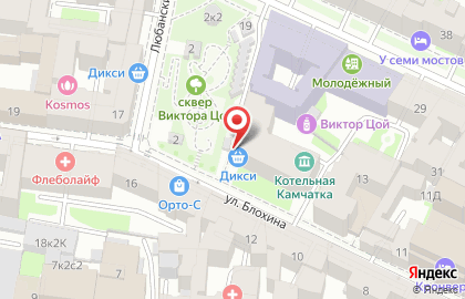 Автоматизированный пункт выдачи товаров PickPoint в Петроградском районе на карте