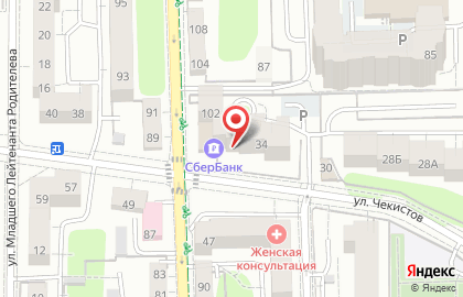 Сбербанк России в Калининграде на карте