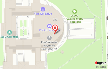 Бюро Путешествий на Московском проспекте на карте