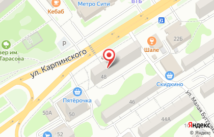 Аптека от склада в Пензе на карте