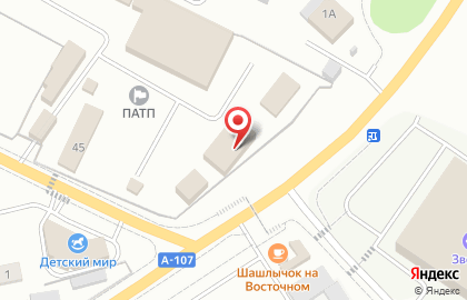 Одинцовское ПАТП на Московской улице на карте