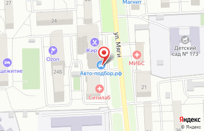 Массажный салон Александр и компания в Железнодорожном районе на карте