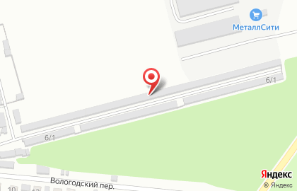 Гаражный кооператив №414 в Индустриальном районе на карте