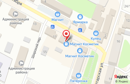 Магазин косметики и бытовой химии Магнит Косметик на улице 50 лет Октября на карте