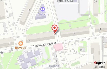 Киоск по продаже питьевой воды Ключ к здоровью на Черноморской улице на карте