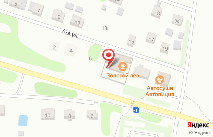 Кафе Золотой лев в Нижнем Новгороде на карте