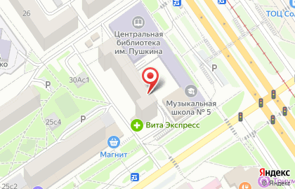 Парикмахерская Силуэт в микрорайоне Жукова на карте