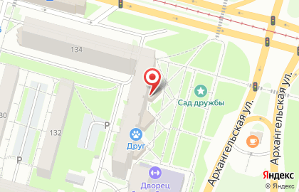 Компания Альфа на Архангельской улице на карте