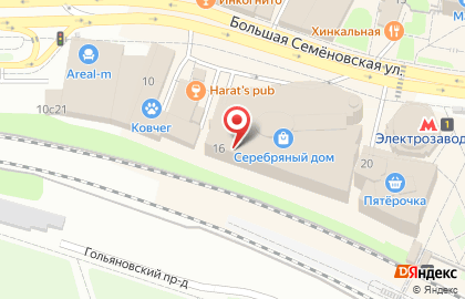 INCITY на Преображенской площади на карте