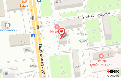 ООО Офис Плюс на 1-й улице Текстильщиков на карте