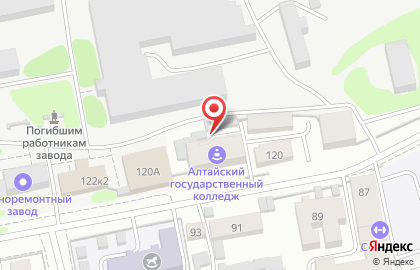 Автошкола в Октябрьском районе на карте