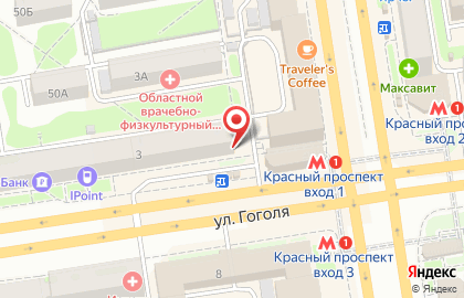 Печатный центр Лазерпринт на Красном проспекте на карте