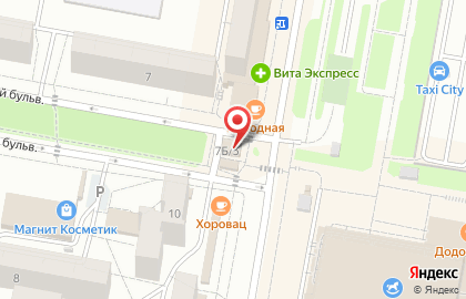 Мини-маркет Малинка в Октябрьском районе на карте