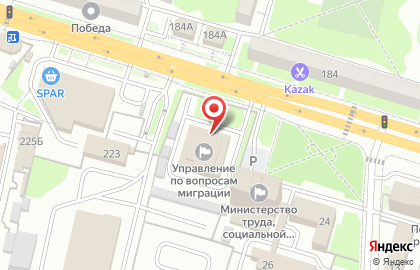 Управление МВД России по Пензенской области в Пензе на карте