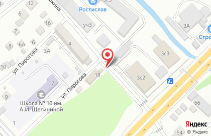 Магазин цветов Белый клевер в Советском районе на карте
