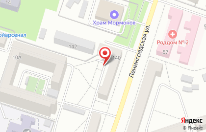 Гардиан на улице Ленинградской на карте